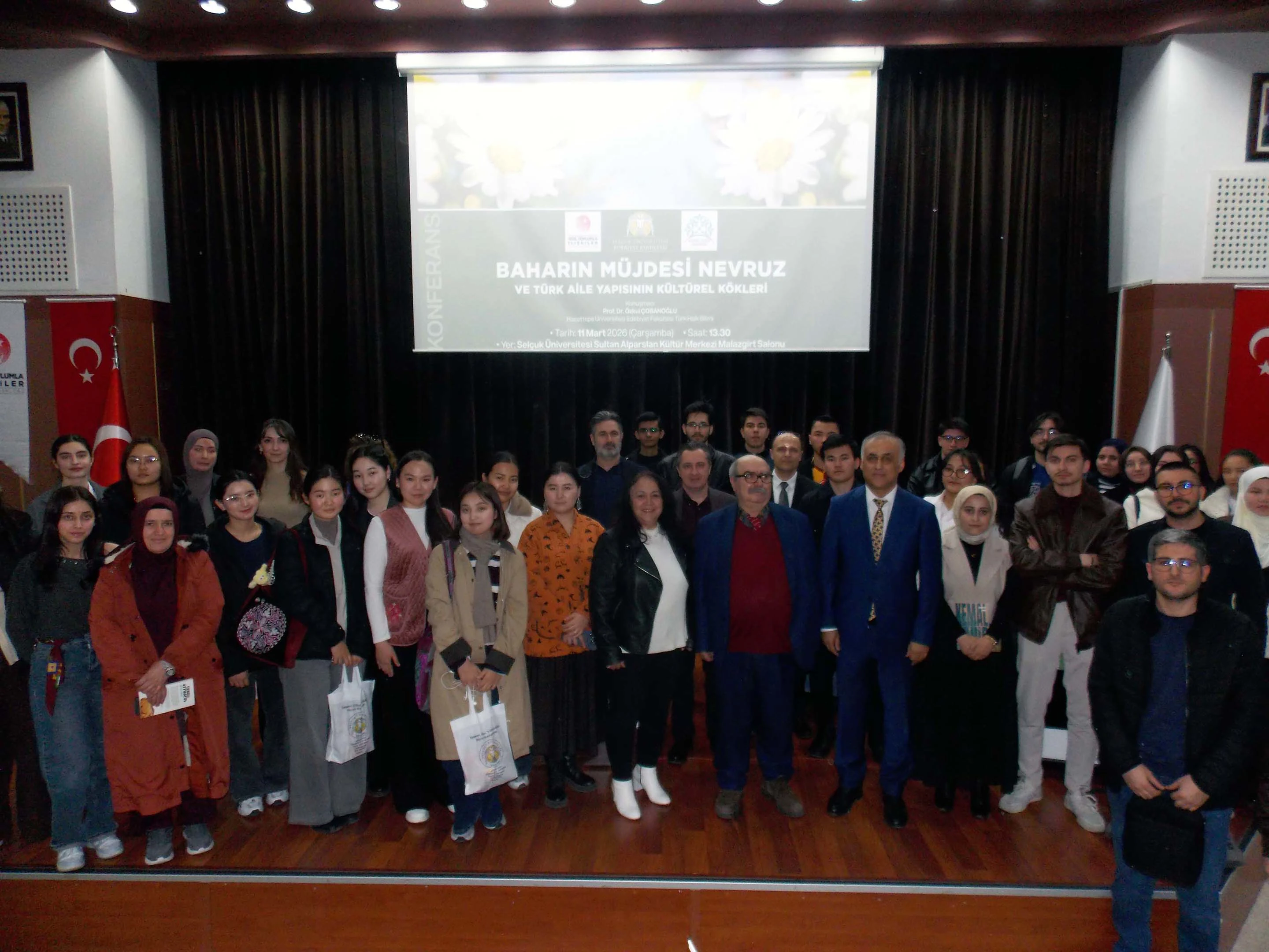 Selçuk Üniversitesi’nde Baharın Müjdesi Nevruz ve Türk Aile Yapısının Kültürel Kökleri’ Konferansı Düzenlendi